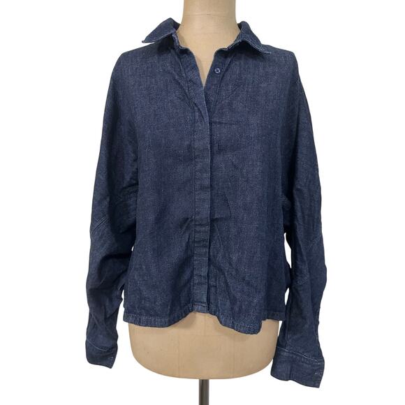 AG Adriano Goldschmied Denim Blouse - Picture 4 of 8
